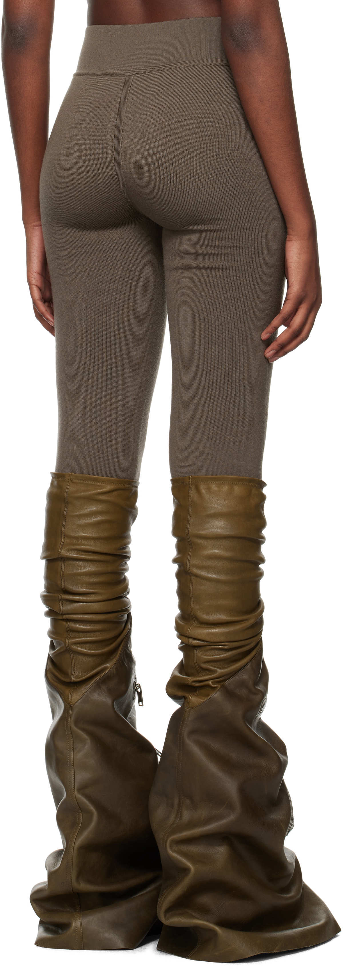 Rick Owens Gray Porterville Leggings