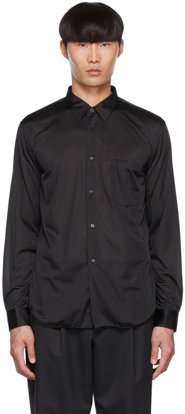 Photo: Comme des Garçons Homme Deux Black Polyester Shirt