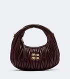 Miu Miu Wander Mini matelassé leather top-handle bag