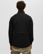 C.P. Company Metropolis Series Stretch Fleece Reverse Zipped Sweatshirt Black - Mens - Half Zips
