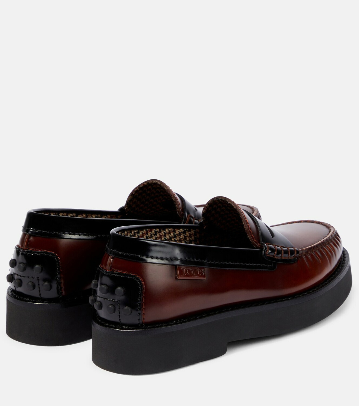 tod's platform loafers