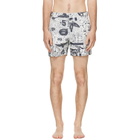 Vivienne Westwood White Classic Boxer Swim Shorts