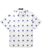 Jacquemus - Moisson Oversized Embroidered Cotton-Blend Poplin Shirt - White