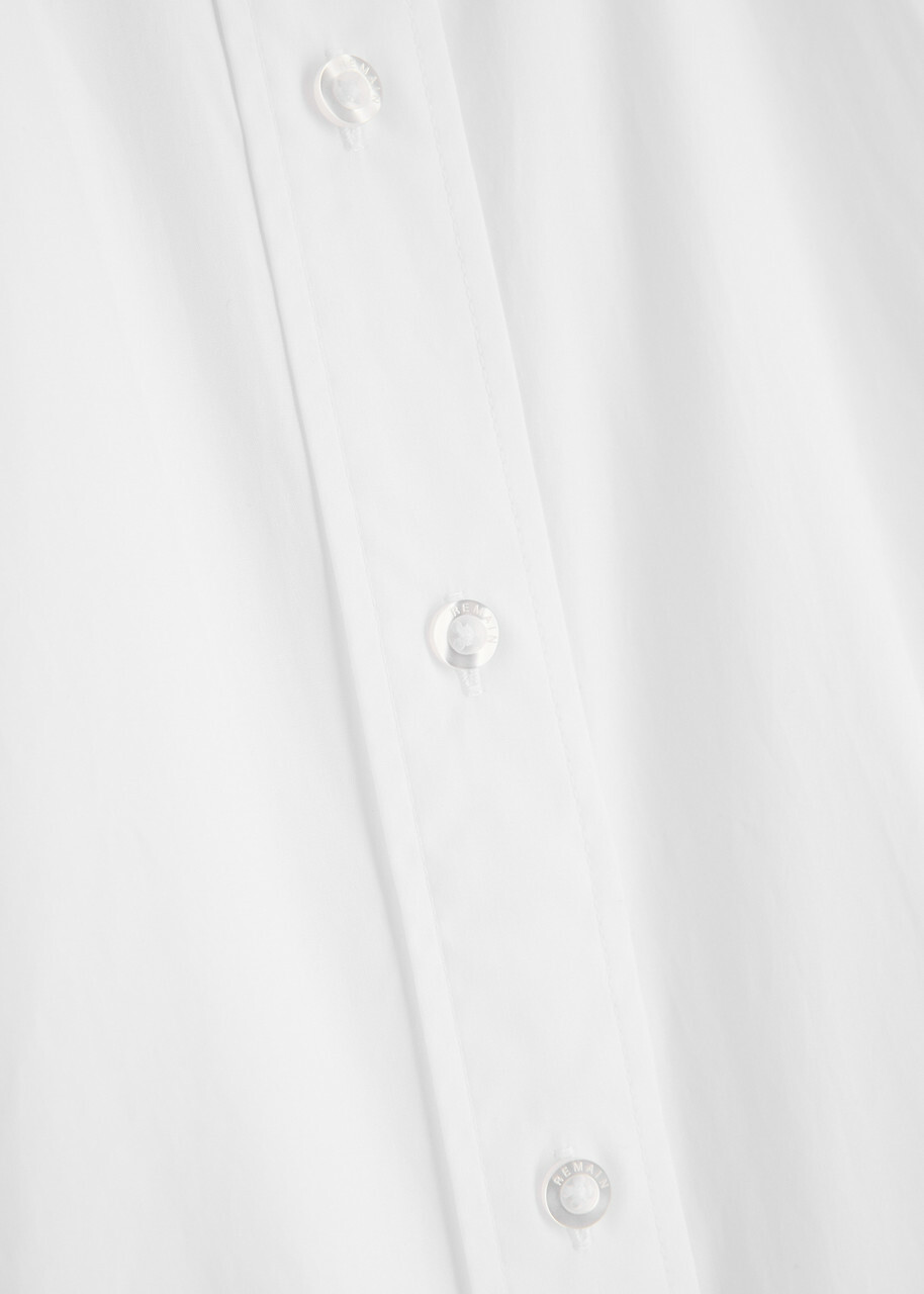Remain BY Birger Christensen Oversized Cotton-poplin Shirt White 34 (UK6 / XS)