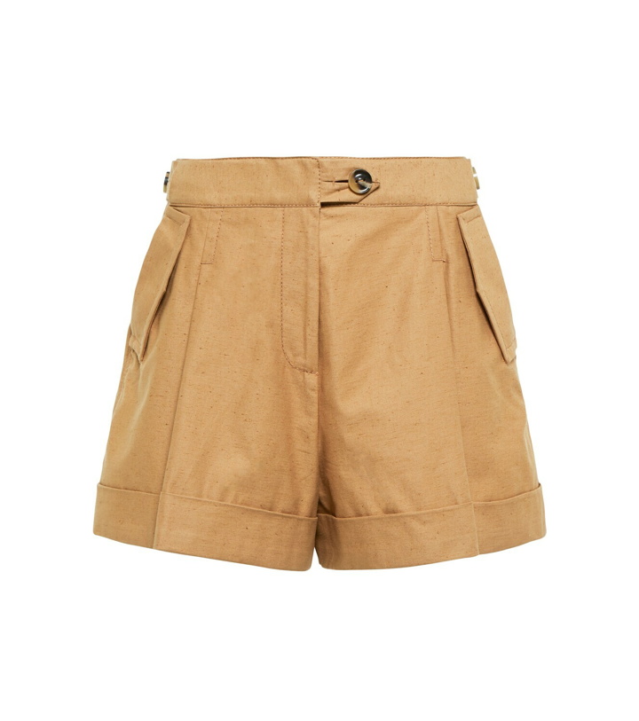 Photo: Zimmermann - Postcard high-rise cotton shorts