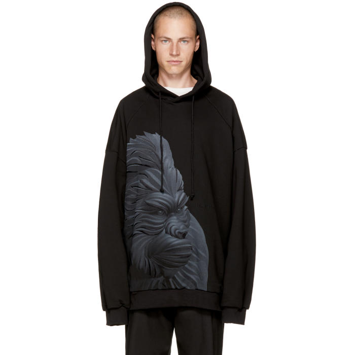 Juun.J Black Gorilla Hoodie Juun.J