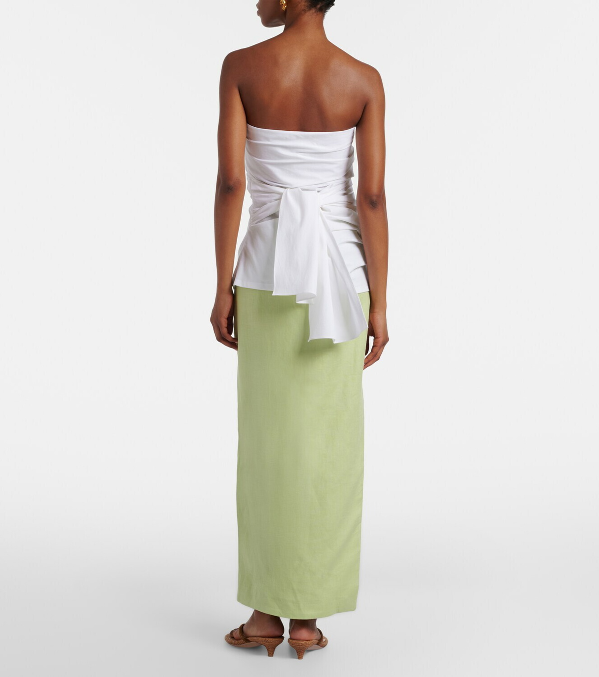 SIR Linen maxi skirt