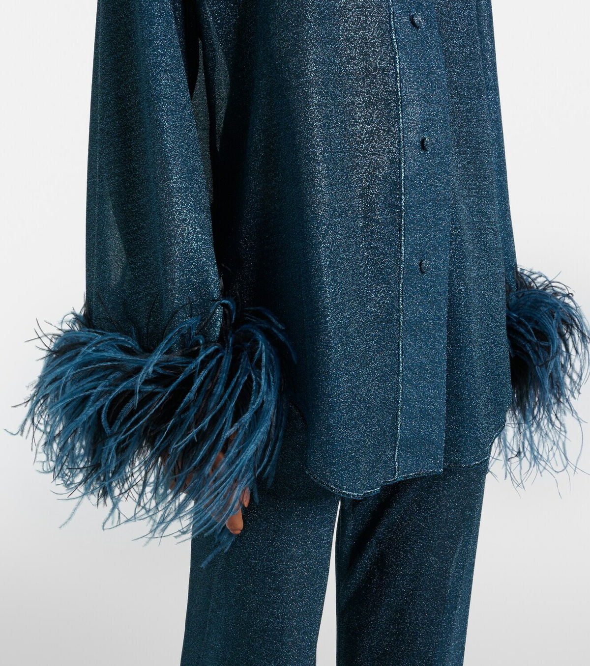 Oséree Lumière Plumage shirt