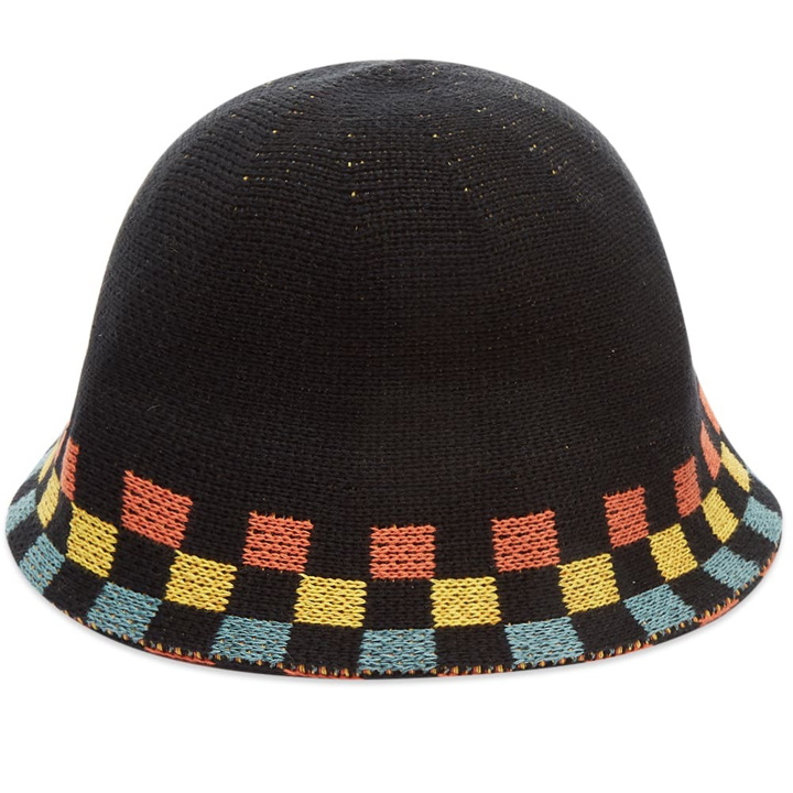 Photo: Paul Smith Men's Checkerboard Crochet Hat in Black