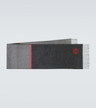 Loewe - Window wool and cashmere scarf