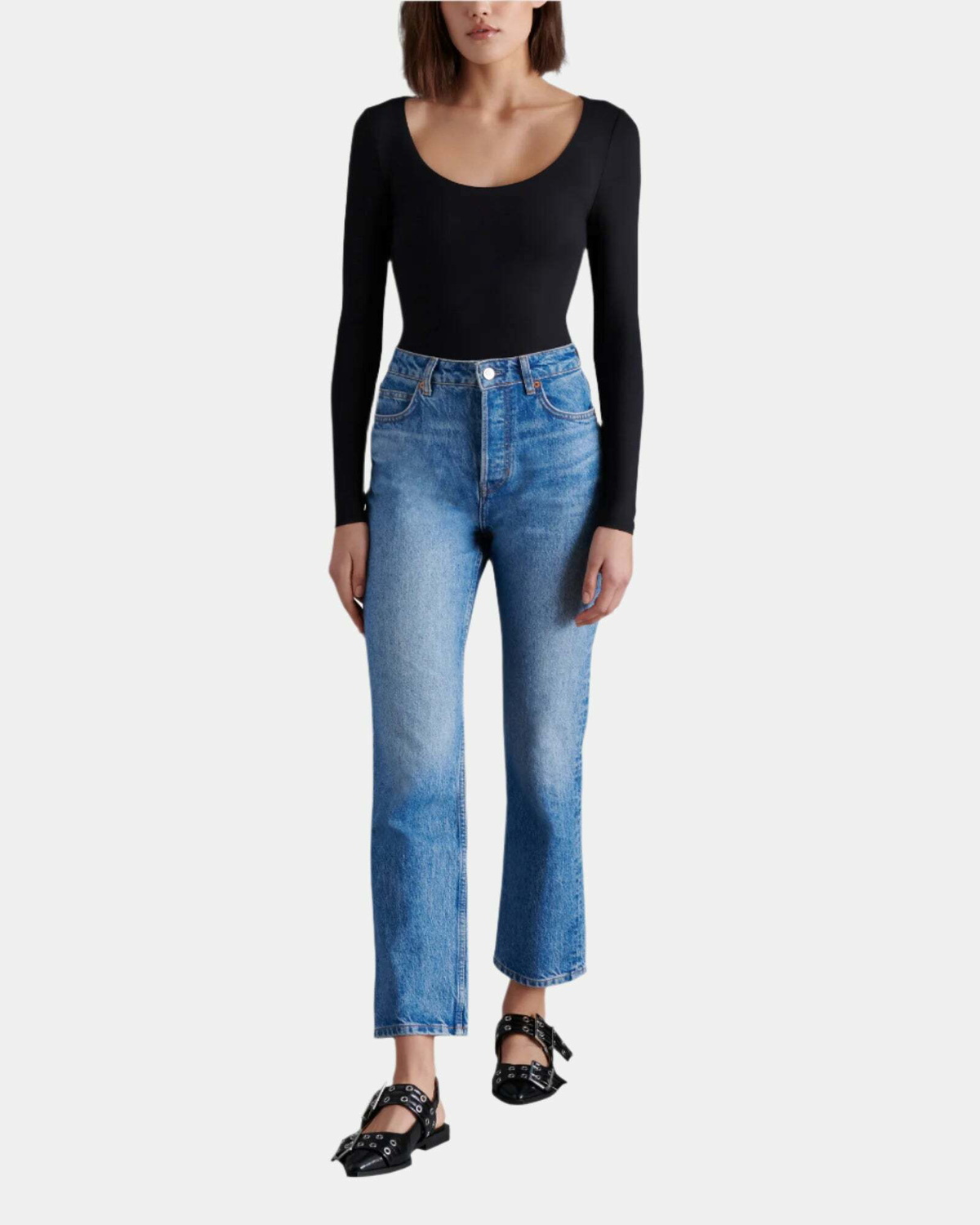 Steve Madden Yura Bodysuit in Black