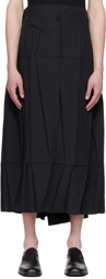 132 5. ISSEY MIYAKE Black Solid Trousers