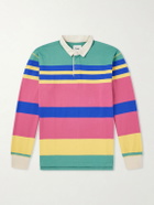 Drake's - Striped Cotton-Jersey Polo Shirt - Multi
