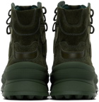 Jil Sander Green Padded Boots