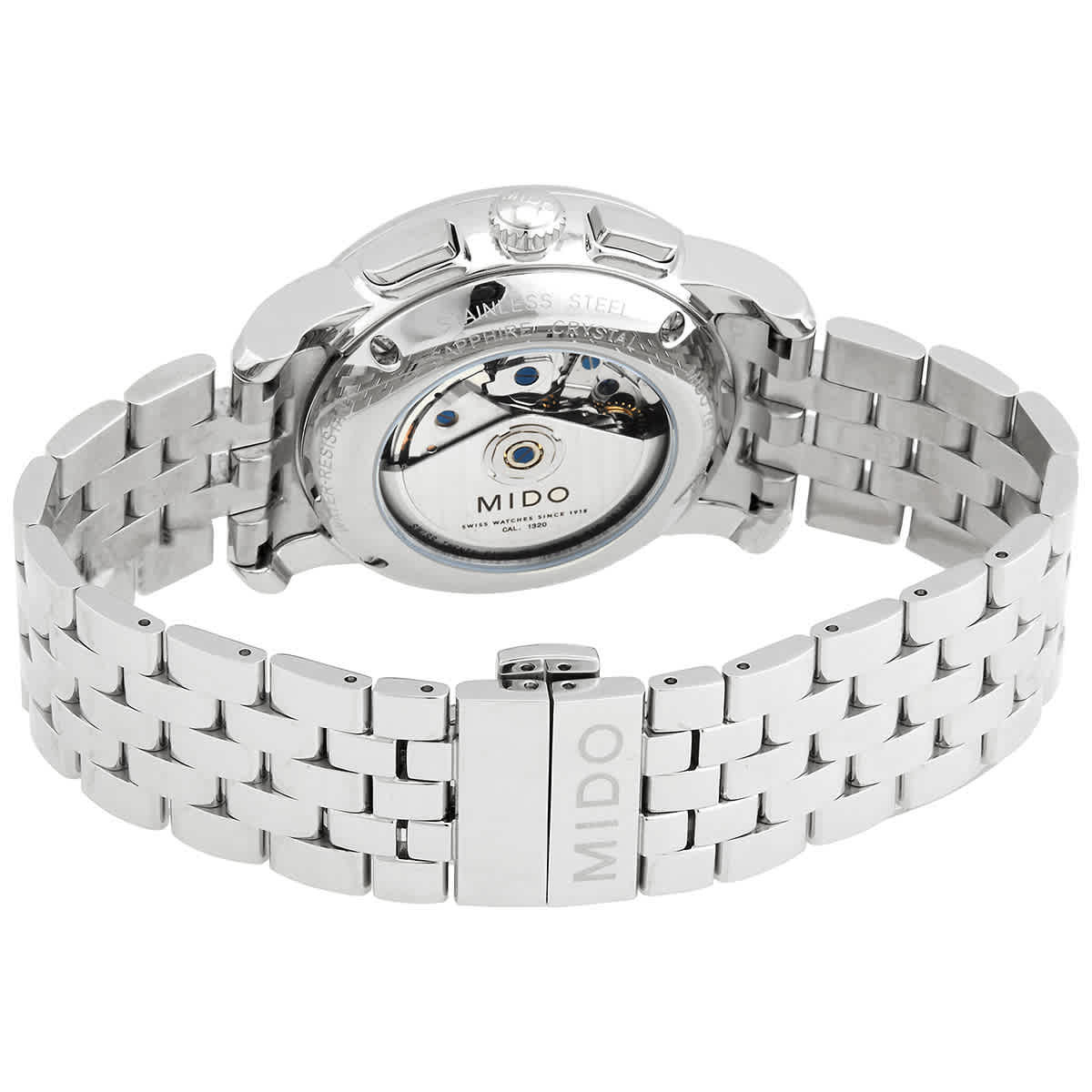 Mido Baroncelli Chronograph Automatic Ivory Dial Mens Watch M860741112