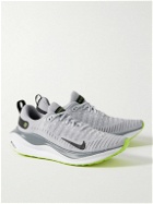 Nike Running - Infinity Run 4 ReactX Flyknit Running Sneakers - Gray