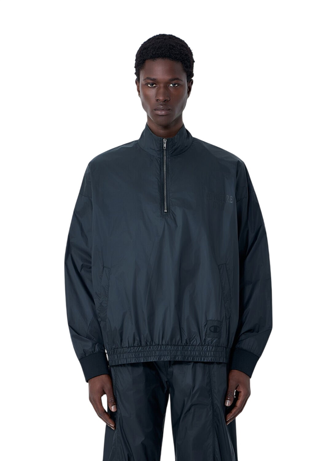 Champion Men's x Angelo Baque Varsity Jacket in Black Champion