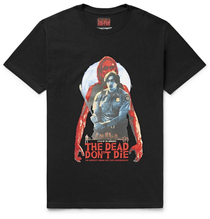 Photo: Wacko Maria - The Dead Don't Die Printed Cotton-Jersey T-Shirt - Black