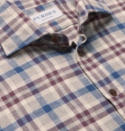Purdey - Checked Cotton and Wool-Blend Flannel Shirt - Neutrals
