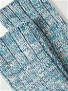 Falke - Brooklyn Organic Cotton-Blend Socks - Blue