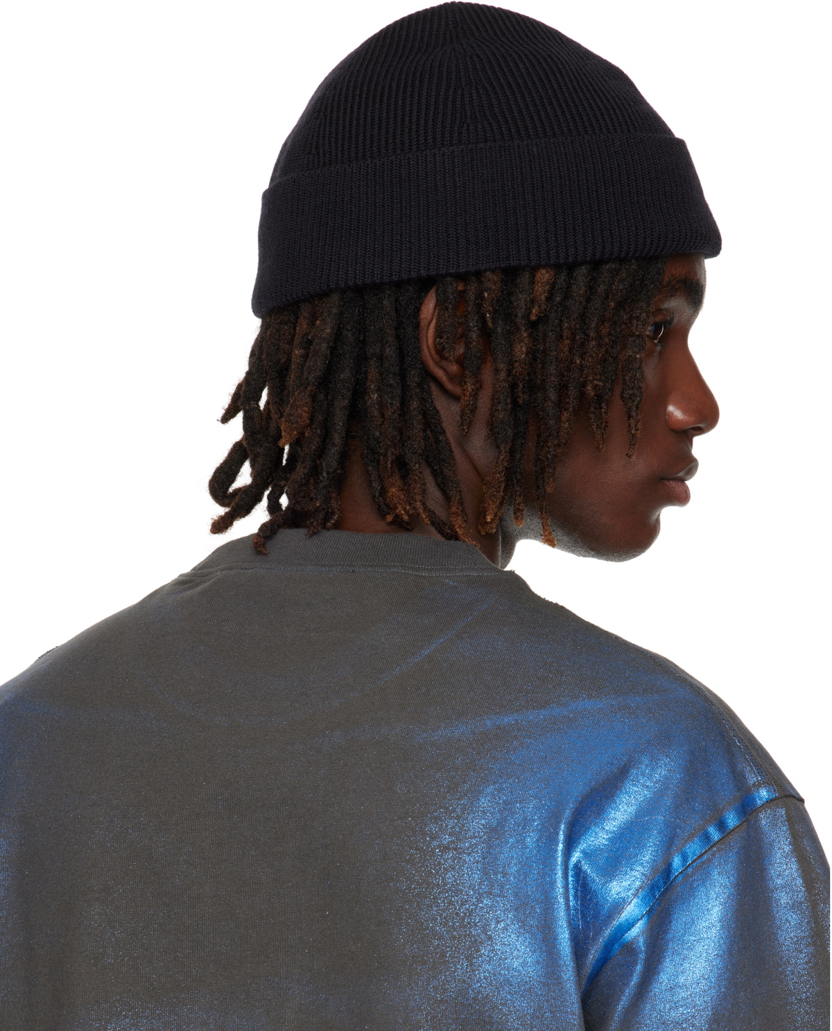 Acne Studios Black Merino Wool Beanie Acne Studios