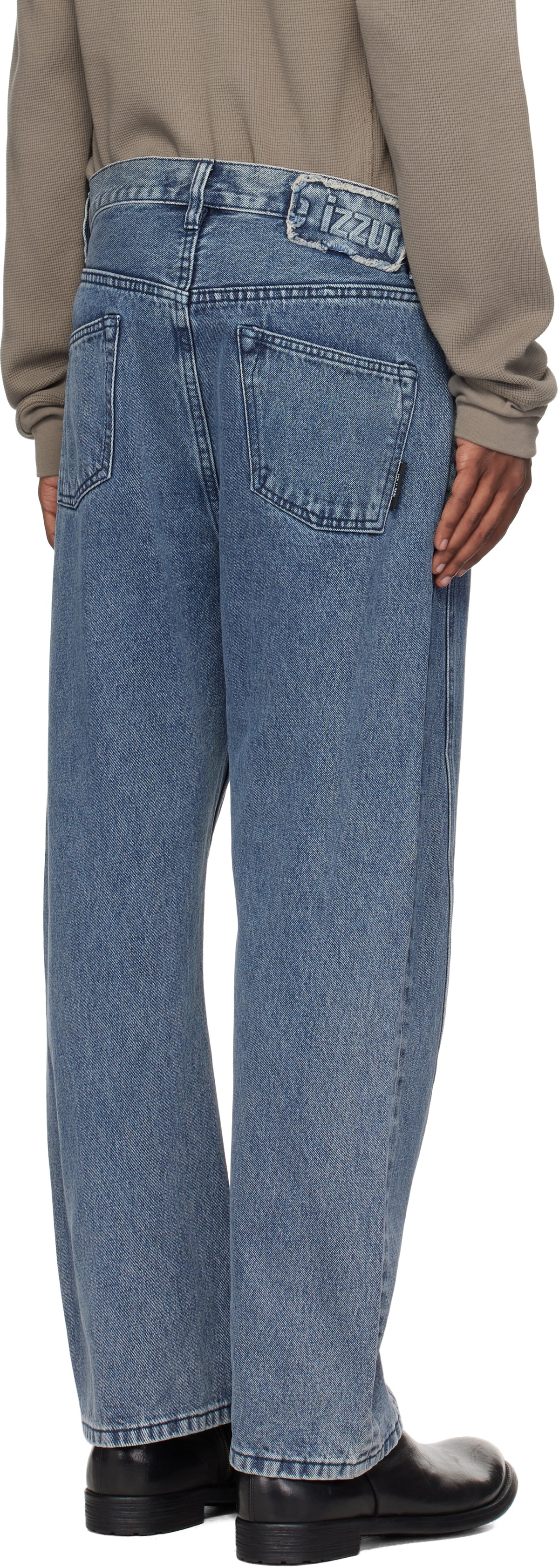 Izzue Blue Straight Jeans