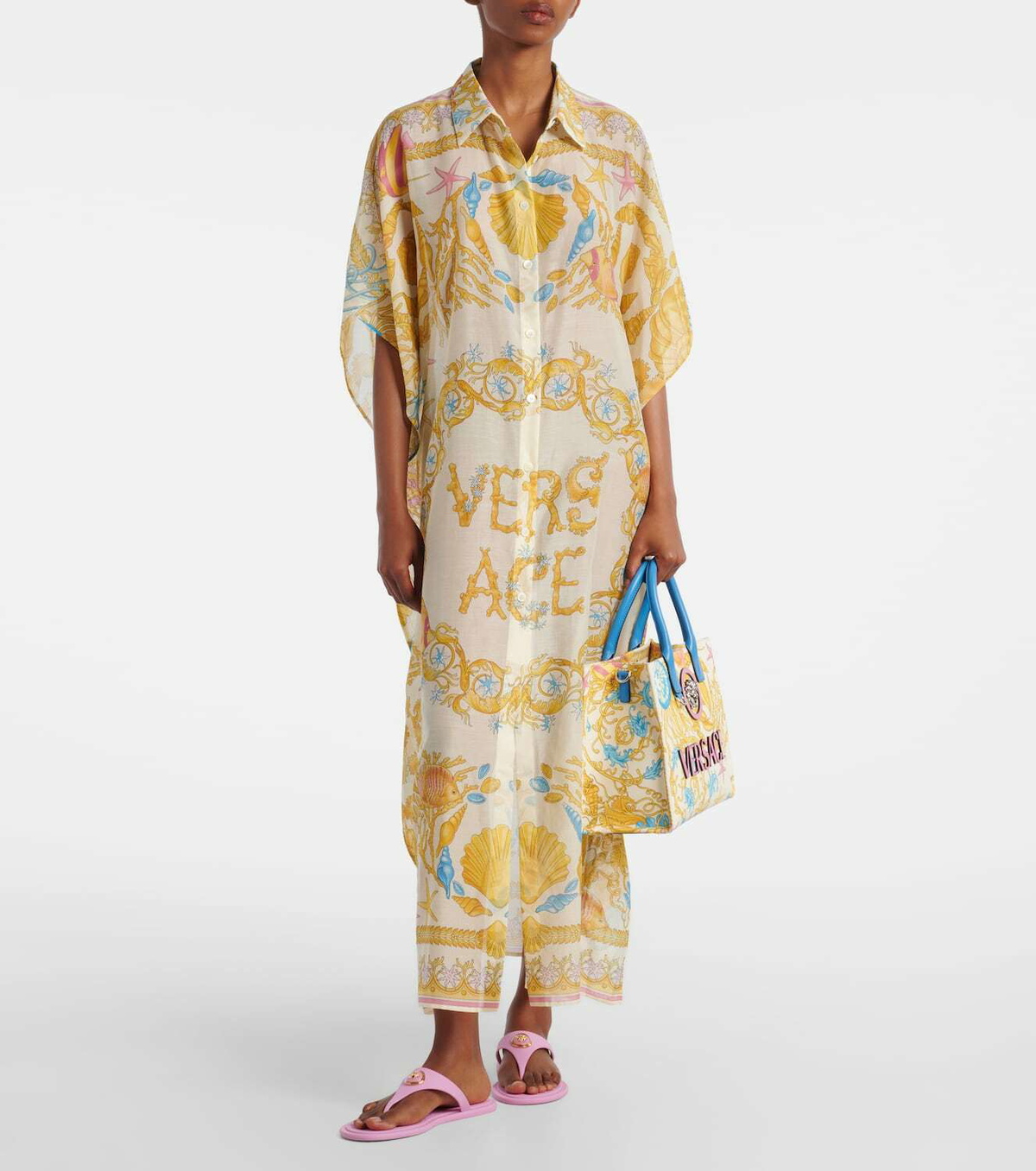Versace Alia Medusa thong sandals
