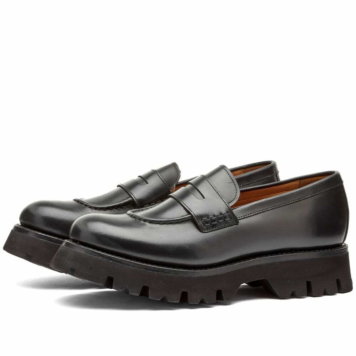 Photo: Grenson Women's Hattie Platform Loafer in Black