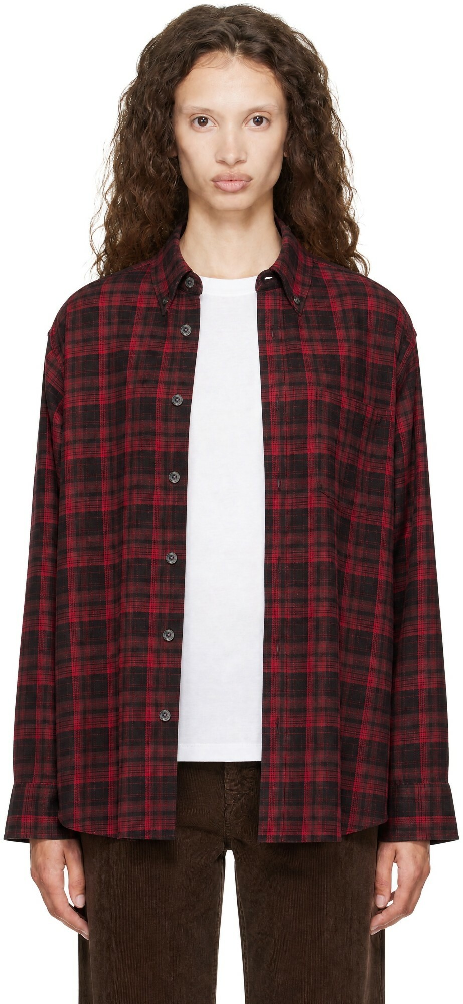Dunst Red Checked Flannel BD Shirt