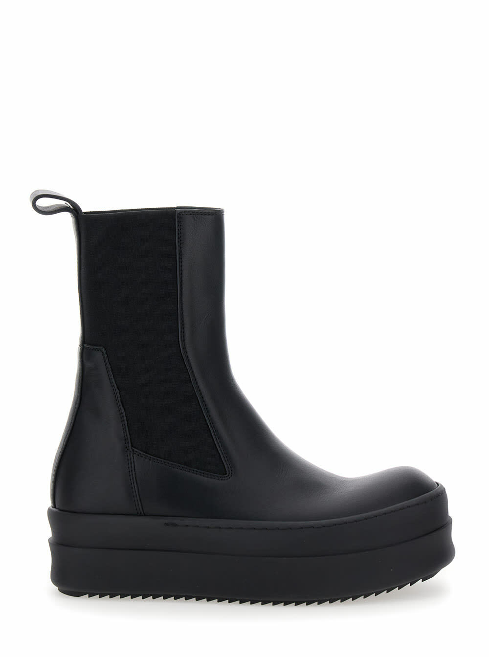 Rick Owens Black Sock Wedge Boots Rick Owens