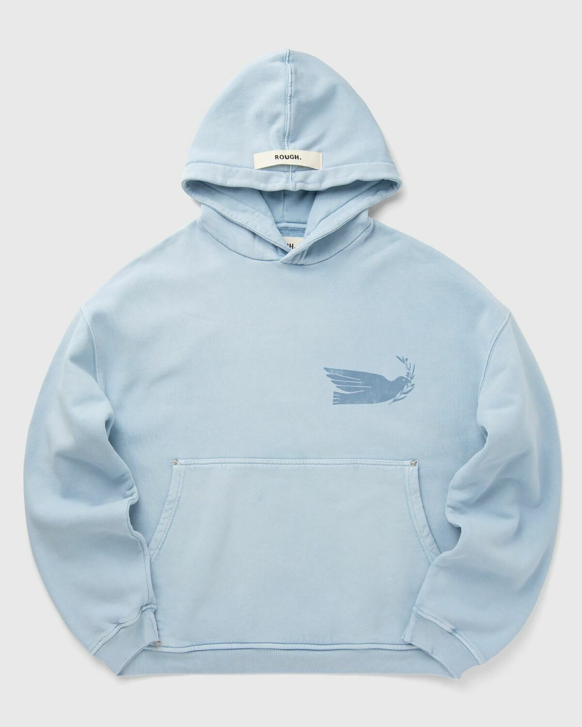 Rough. BIRD HOODIE Blue Mens Hoody