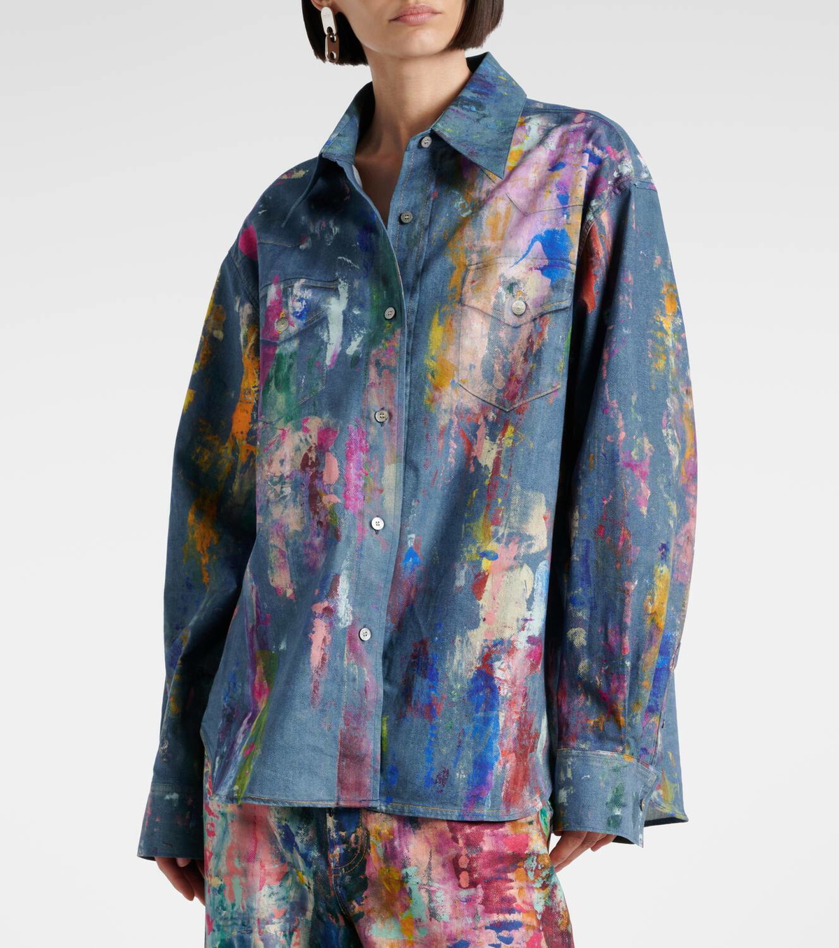r*n様 MEDI TROMPE L'OEIL LACE PRINT SKIN MEDI 2WAY TROMPE L'OEIL LACE PRINT SKIN TOP