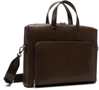 Paul Smith Brown Leather Folio Briefcase