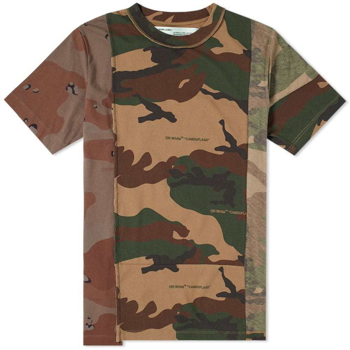Photo: Off-White Reconstructed Camo Tee