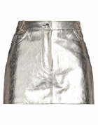 Maje Womens Mini skirt in Gold