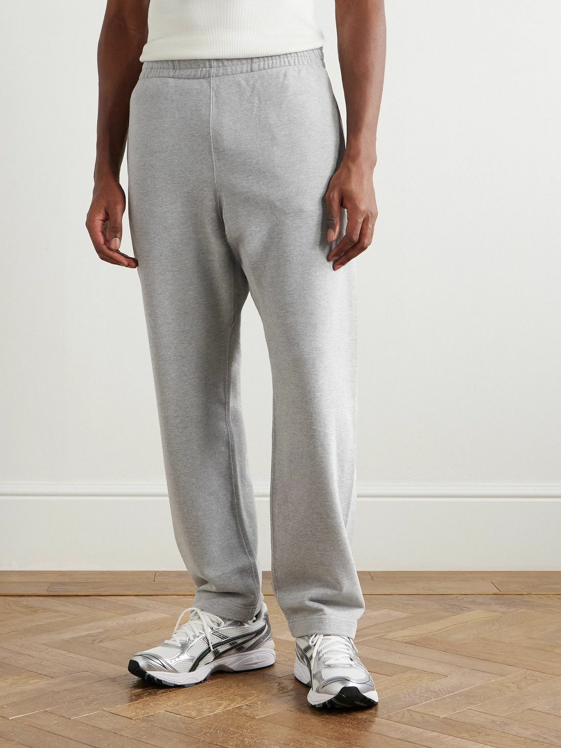 Remi Relief - Straight-Leg Cotton-Jersey Sweatpants - Gray