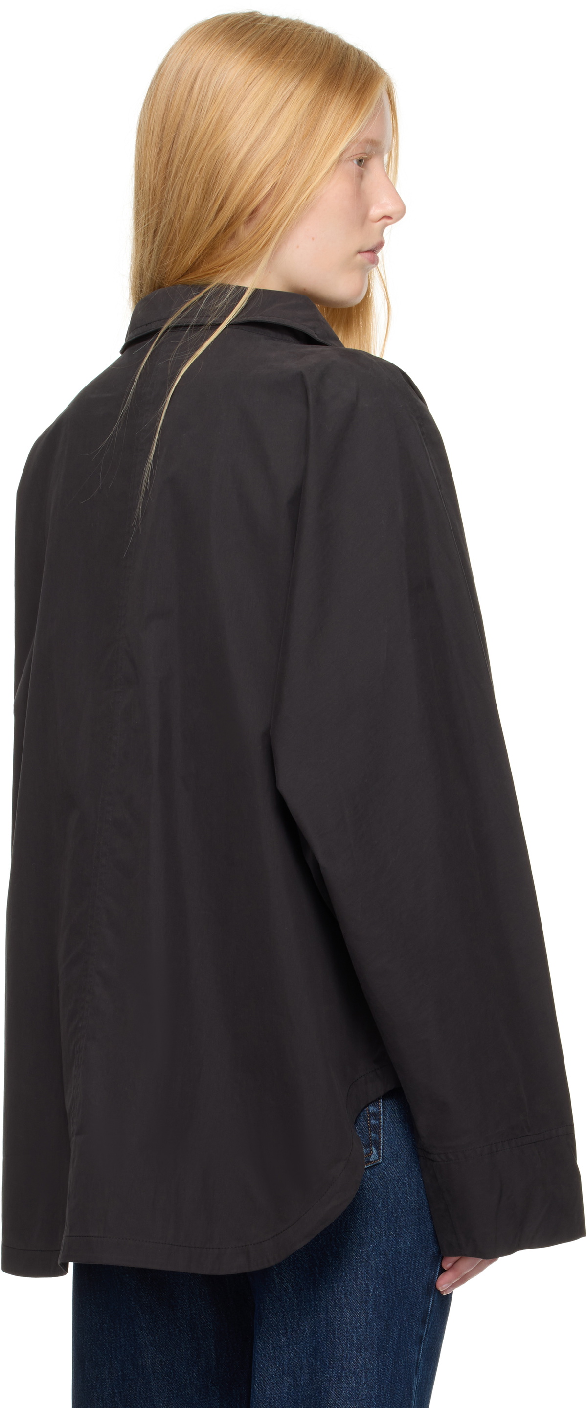 TOTEME Black Summer Parachute Jacket