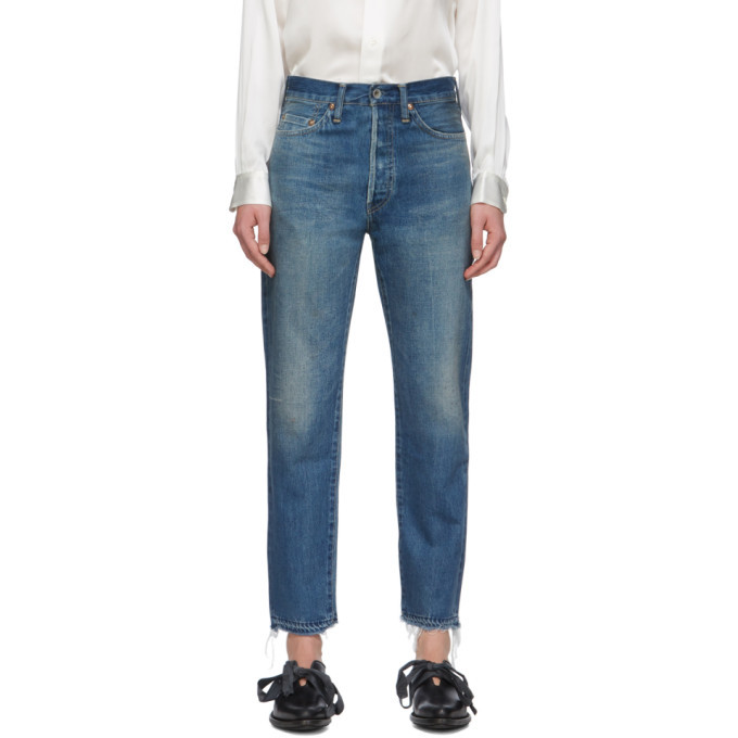 Photo: Chimala Blue Narrow Tapered Cut Selvedge Jeans