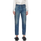 Chimala Blue Narrow Tapered Cut Selvedge Jeans