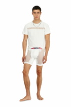 Diesel Boxer briefs with sheer devoré effect - Boxer briefs Mens in White