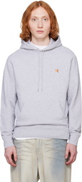 Maison Kitsuné Gray Fox Head Patch Regular Hoodie
