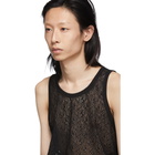 Helmut Lang Black Lace Tank Top