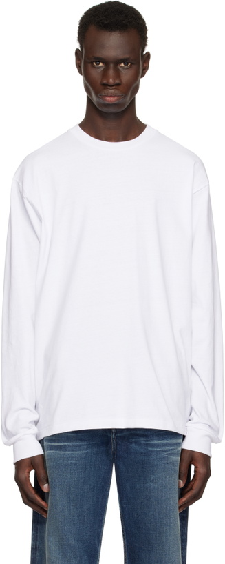 Photo: John Elliott White LS University T-shirt