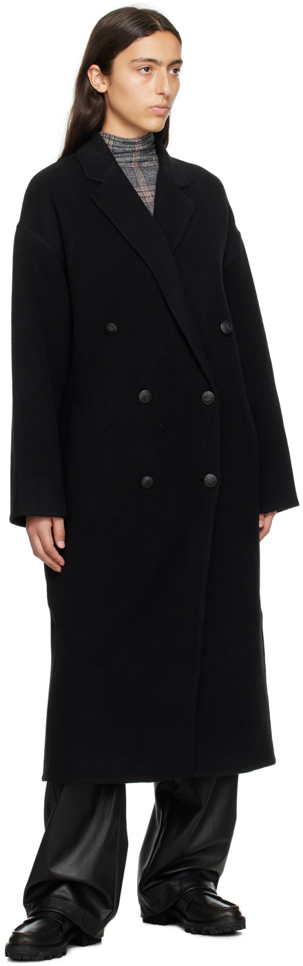 rag & bone Black Thea Coat Rag and Bone