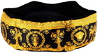 Versace Yellow & Black Barocco Small Pet Bed
