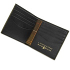 Barbour Men's Grain Leather Billfold Wallet in Black