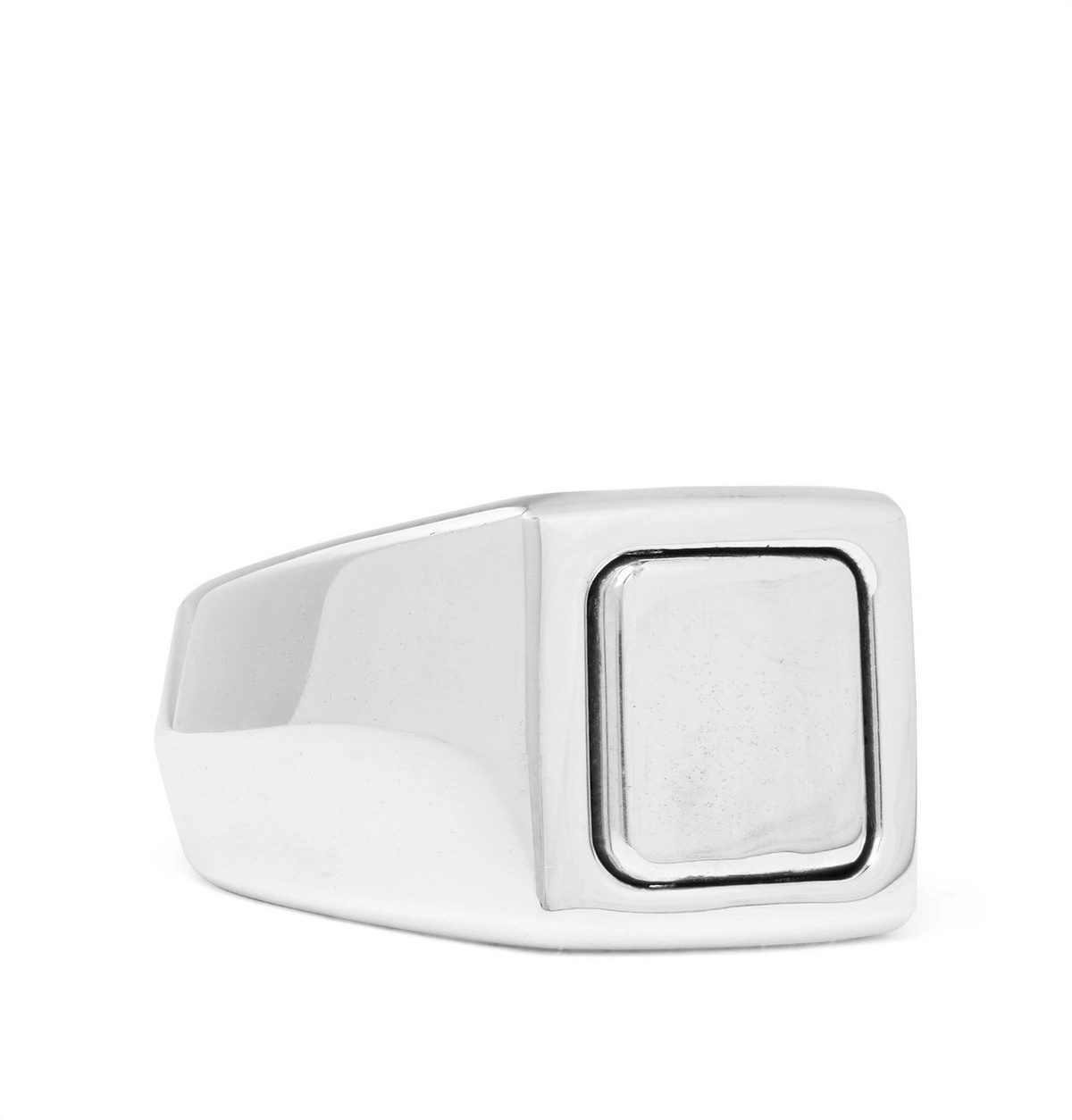 GOOD ART HLYWD - Flipiddy Dippidy Sterling Silver Signet Ring - Silver