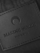 Marine Serre - Mini Logo-Appliquéd Moire Pouch
