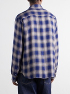 Corridor - Mirabelle Checked Rayon Shirt - Blue