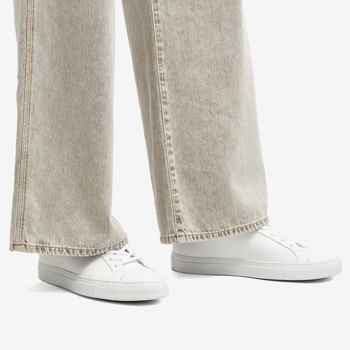 Woman by Common Projects Women's Retro Classic Trainers Sneakers in White/Black